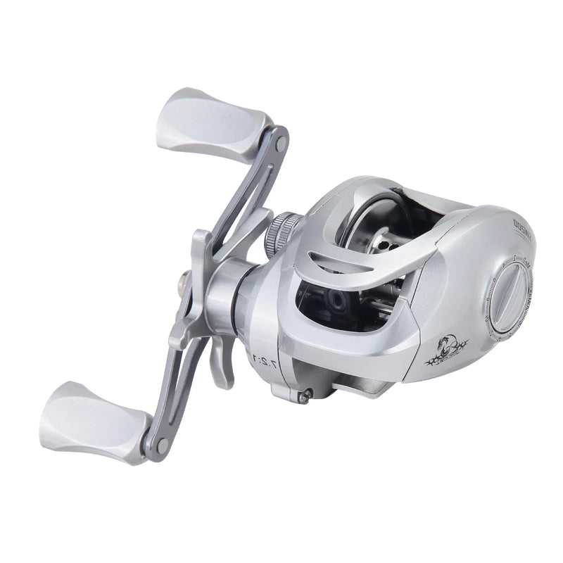 Carretilha Silver Wings com Alto Desempenho | 7.2:1 Relação|Drag 10Kg