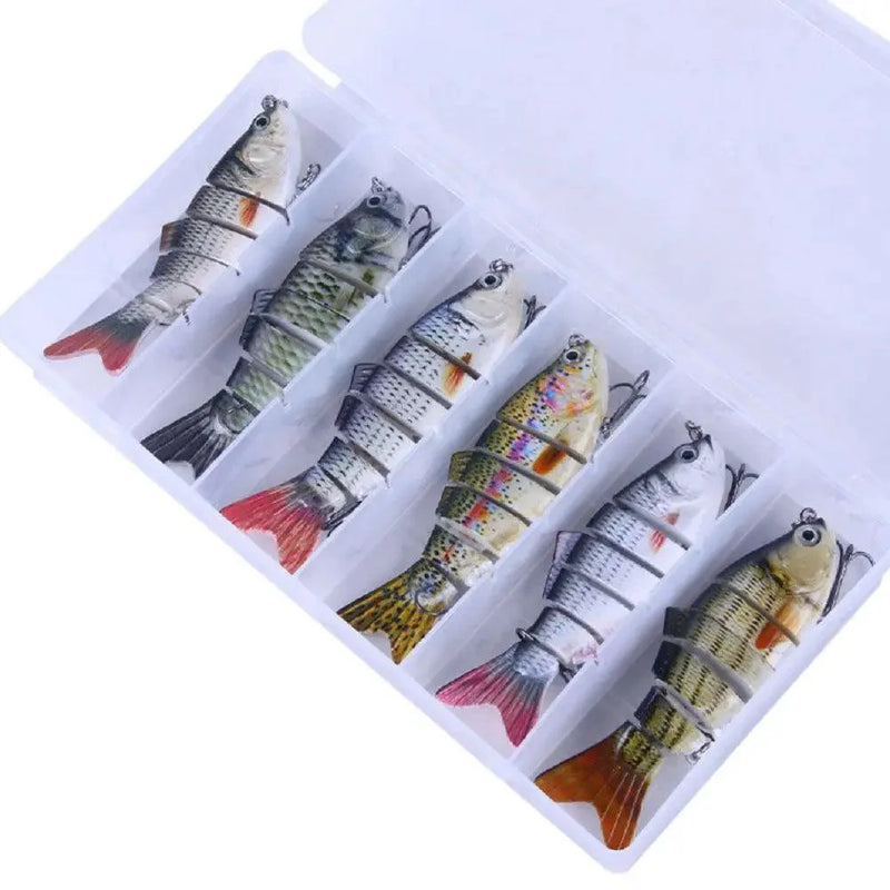Iscas Artificiais LAMBARI | 6 Peças + Caixa | Pescando Online - Pescando Online