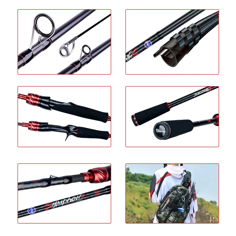 Vara de Pesca Compacta Pescando Online Symphon S | BIUTIFU - Pescando Online