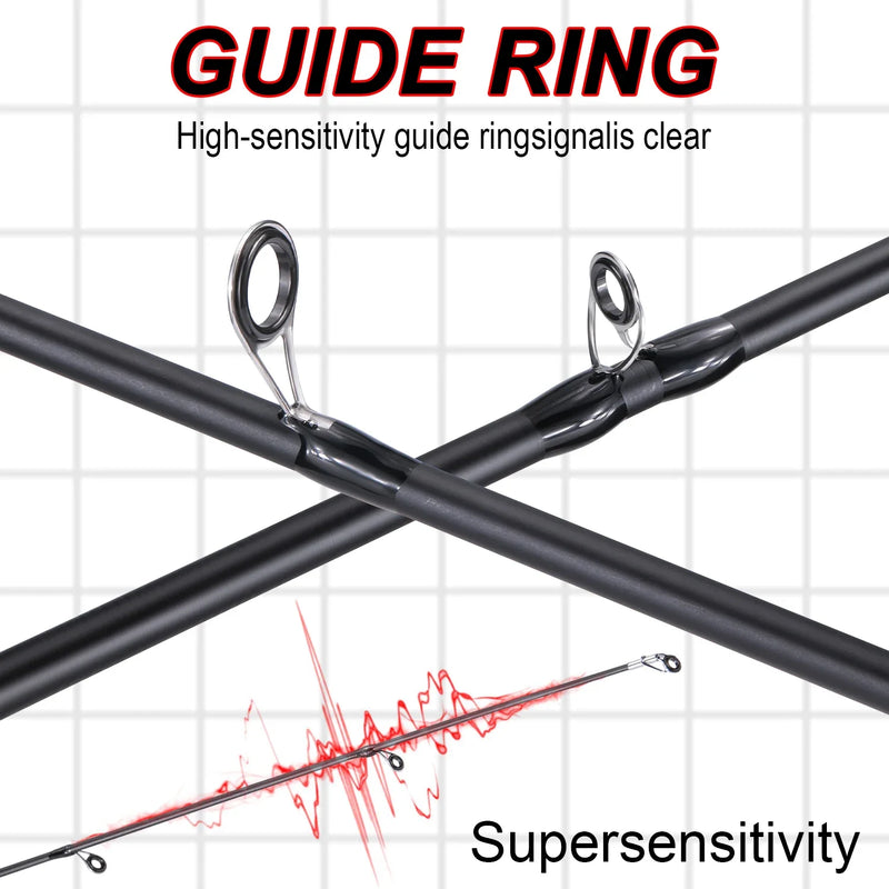 Vara de Pesca Sougayilang 1.8m-2.1m Max Drag 10kg - Pescando Online