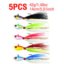 Kit Iscas Jig Iscas | Movimento Suave e Realista | 5 Unidades