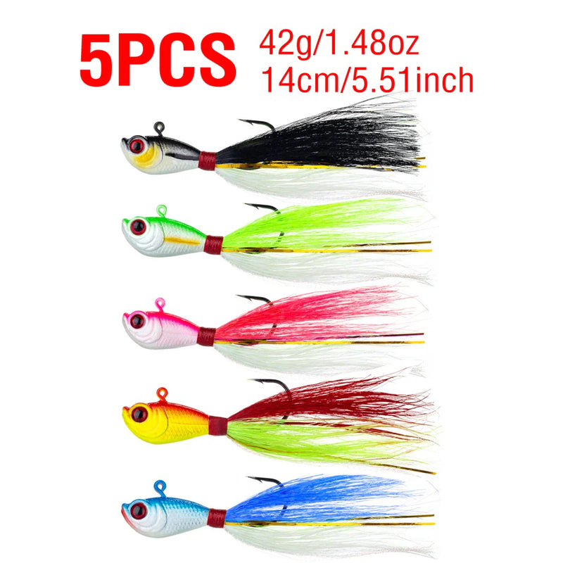 Kit Iscas Jig Iscas | Movimento Suave e Realista | 5 Unidades
