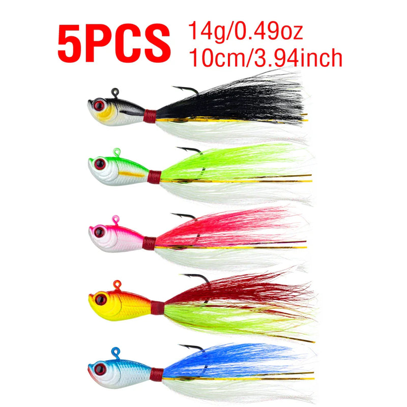 Kit Iscas Jig Iscas | Movimento Suave e Realista | 5 Unidades