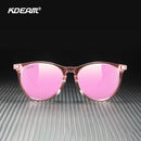 Óculos de Sol Feminino Polarizado Pescando Online | KDEAM Oversized Redondo - Pescando Online