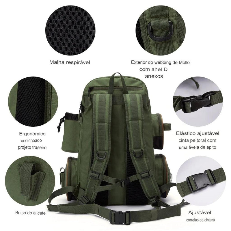 Mochila de Pesca Pescando Online | BassDash - Pescando Online