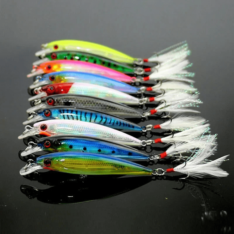 Iscas Artificiais Kit Completo 5 Peças - Pescando Online