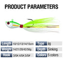 Kit Iscas Jig Iscas | Movimento Suave e Realista | 5 Unidades