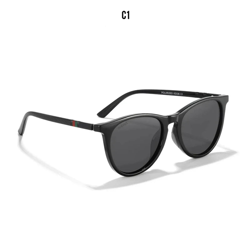 Óculos de Sol Feminino Polarizado Pescando Online | KDEAM Oversized Redondo - Pescando Online