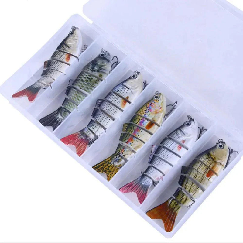 Iscas Artificiais LAMBARI | 6 Peças + Caixa | Pescando Online - Pescando Online