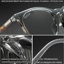 Óculos de Sol Feminino Polarizado Pescando Online | KDEAM Oversized Redondo - Pescando Online