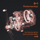 Carretilha Pescando Online | Haut Ton Matel Master 6.2:1| 6Kg Drag - Pescando Online