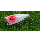 Iscas Mini Popper Superfície | Barulho Atraente | 5 Unidades+ Óculos Polarizado de Brinde