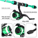 Kit de Pesca Completo Sougayilang: Vara Telescópica 1,8 m + Molinete 5.2:1 + Acessórios